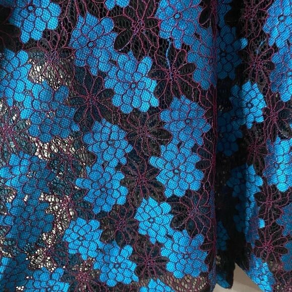 Marina Kaneva Plus Size Floral Lace Dress Size 18 - Picture 10 of 10